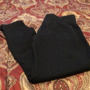 Black lined leggings size 2x/3x